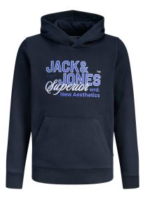 Kapuzenpullover Jjelogo Sweat Hood 2 Col 25/26 Noos Jnr jungen blau Jack & Jones Kapuzenpullover Jjelogo Sweat Hood 2 Col 25/26 Noos Jnr jungen blau NAVY BLAZER