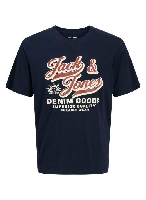 Jack & Jones Tee-shirts manches courtes Jjelogo Tee Ss Oneck 2 Col Aw25 Noos Jnr garçon bleu