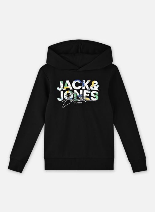 Jack & Jones Sweats à capuche Jjgeplas Sweat Hood Jnr garçon noir