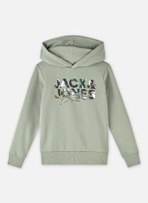 Felpe con cappuccio Jjgeplas Sweat Hood Jnr bambino verde Jack & Jones Felpe con cappuccio Jjgeplas Sweat Hood Jnr bambino verde ICEBERG GREEN