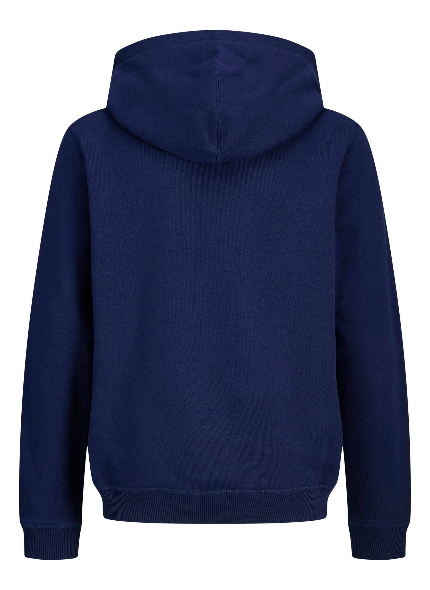 Kapuzenpullover Jornorrebro Emb Sweat Hood Noos Jnr jungen blau Jack & Jones Kapuzenpullover Jornorrebro Emb Sweat Hood Noos Jnr jungen blau OCEAN CAVERN