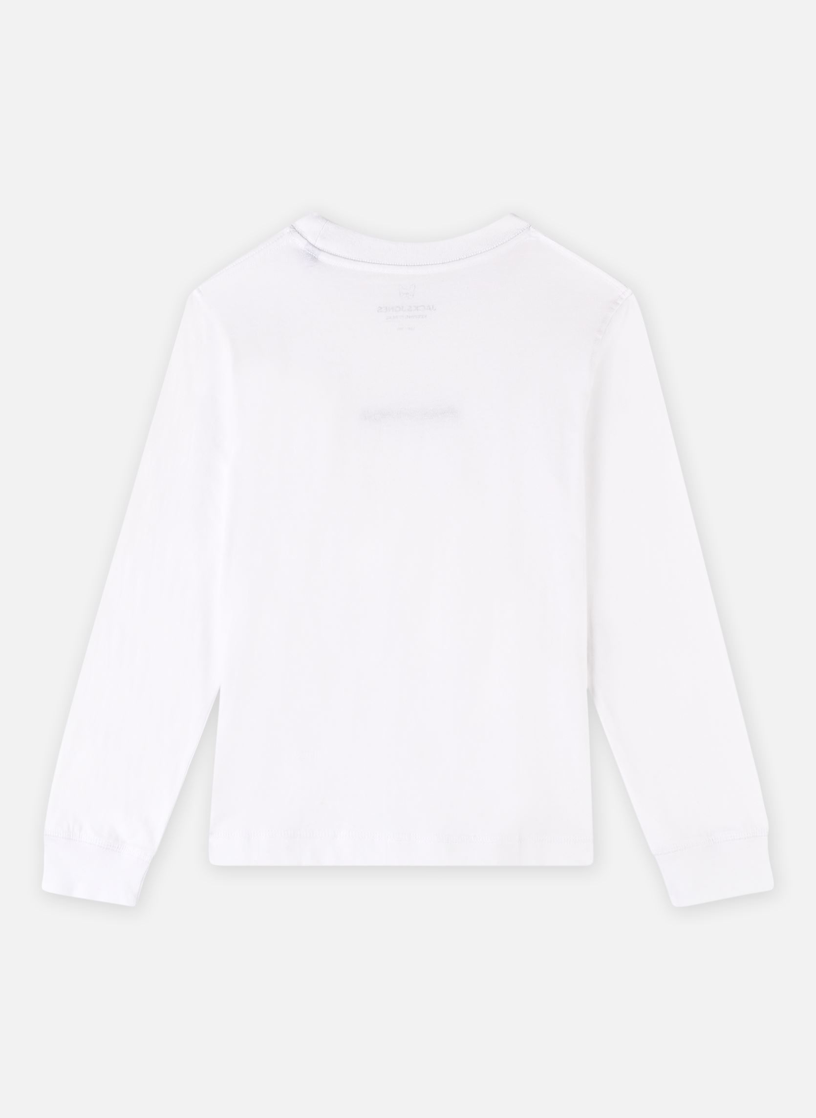 Tee-shirts manches longues Jornorrebro Emb Tee Ls Crew Neck Jnr garçon blanc Jack & Jones Tee-shirts manches longues Jornorrebro Emb Tee Ls Crew Neck Jnr garçon blanc BRIGHT WHITE