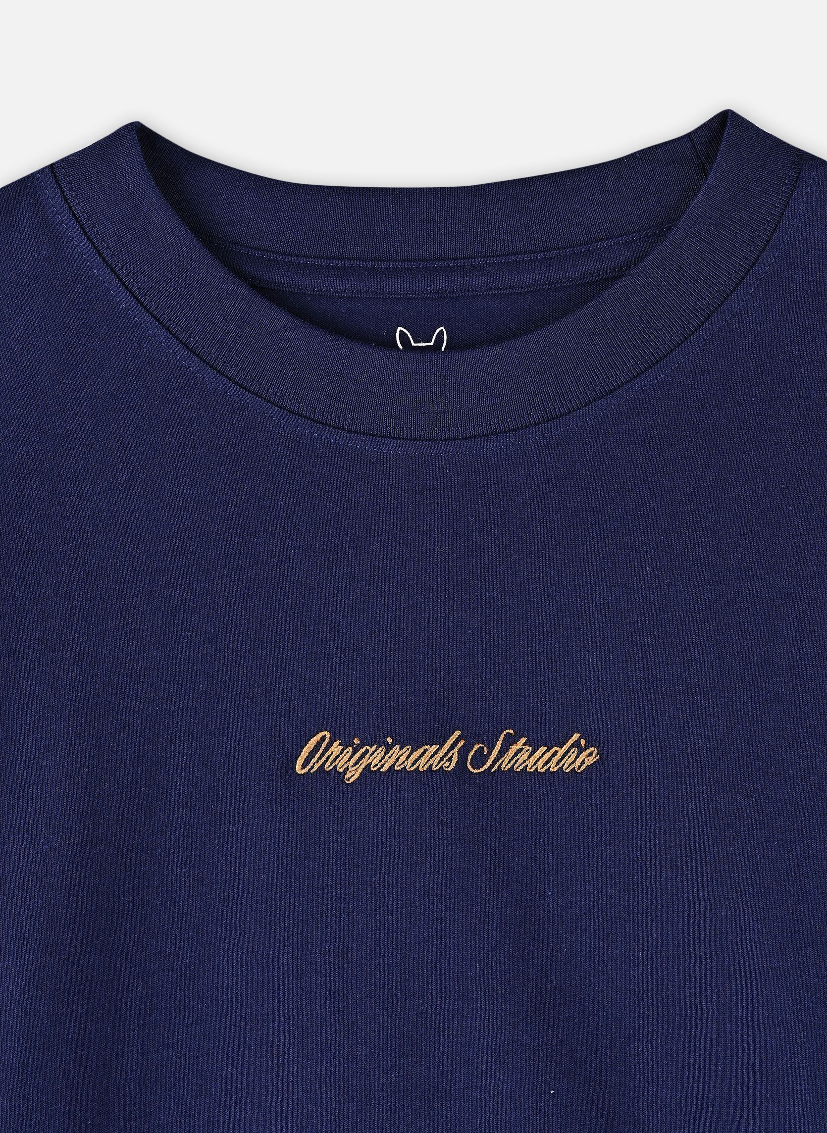 Tee-shirts manches longues Jornorrebro Emb Tee Ls Crew Neck Jnr garçon bleu Jack & Jones Tee-shirts manches longues Jornorrebro Emb Tee Ls Crew Neck Jnr garçon bleu OCEAN CAVERN