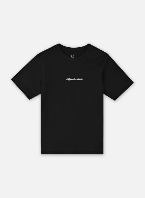 Jack & Jones Tee-shirts manches courtes Jornorrebro Emb Tee Ss Cn Noos Jnr garçon noir