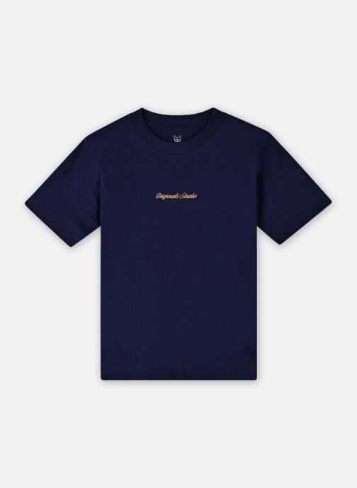 Jack & Jones Tee-shirts manches courtes Jornorrebro Emb Tee Ss Cn Noos Jnr garçon bleu