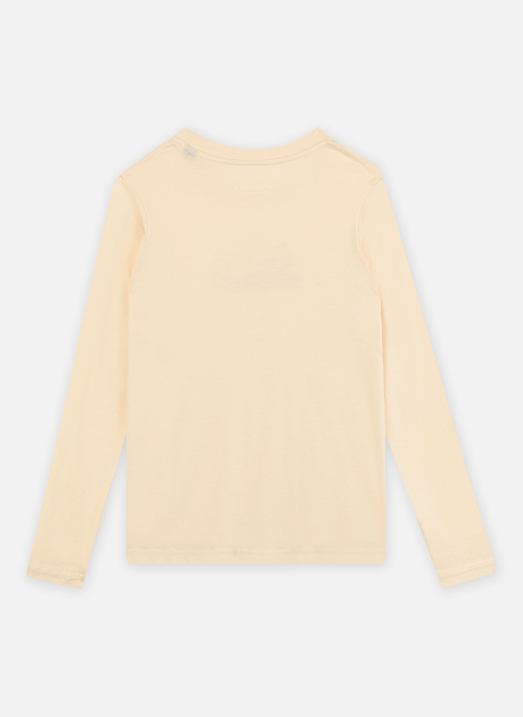 Tee-shirts manches longues Jorskull Nature Tee Ls Crew Neck Sn Jnr garçon blanc Jack & Jones Tee-shirts manches longues Jorskull Nature Tee Ls Crew Neck Sn Jnr garçon blanc ANTIQUE WHITE