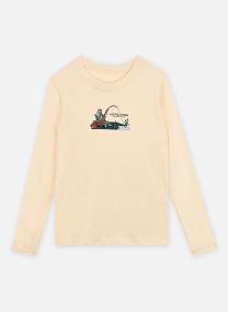 Tee-shirts manches longues Jorskull Nature Tee Ls Crew Neck Sn Jnr garçon blanc Jack & Jones Tee-shirts manches longues Jorskull Nature Tee Ls Crew Neck Sn Jnr garçon blanc ANTIQUE WHITE