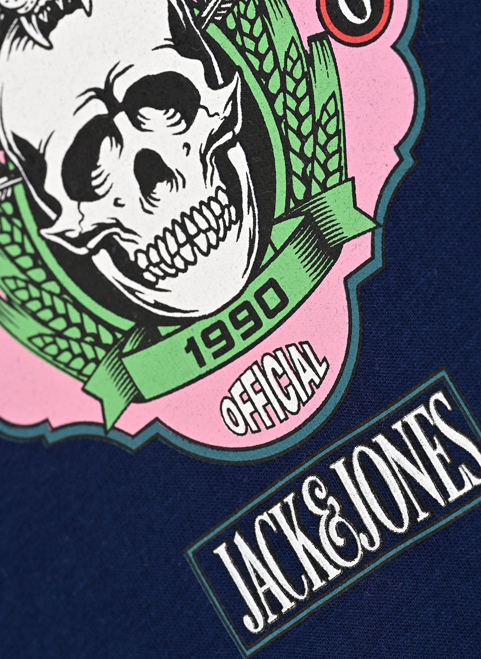 T-shirts met lange mouwen Jorskull Nature Tee Ls Crew Neck Sn Jnr jongens blauw Jack & Jones T-shirts met lange mouwen Jorskull Nature Tee Ls Crew Neck Sn Jnr jongens blauw OCEAN CAVERN