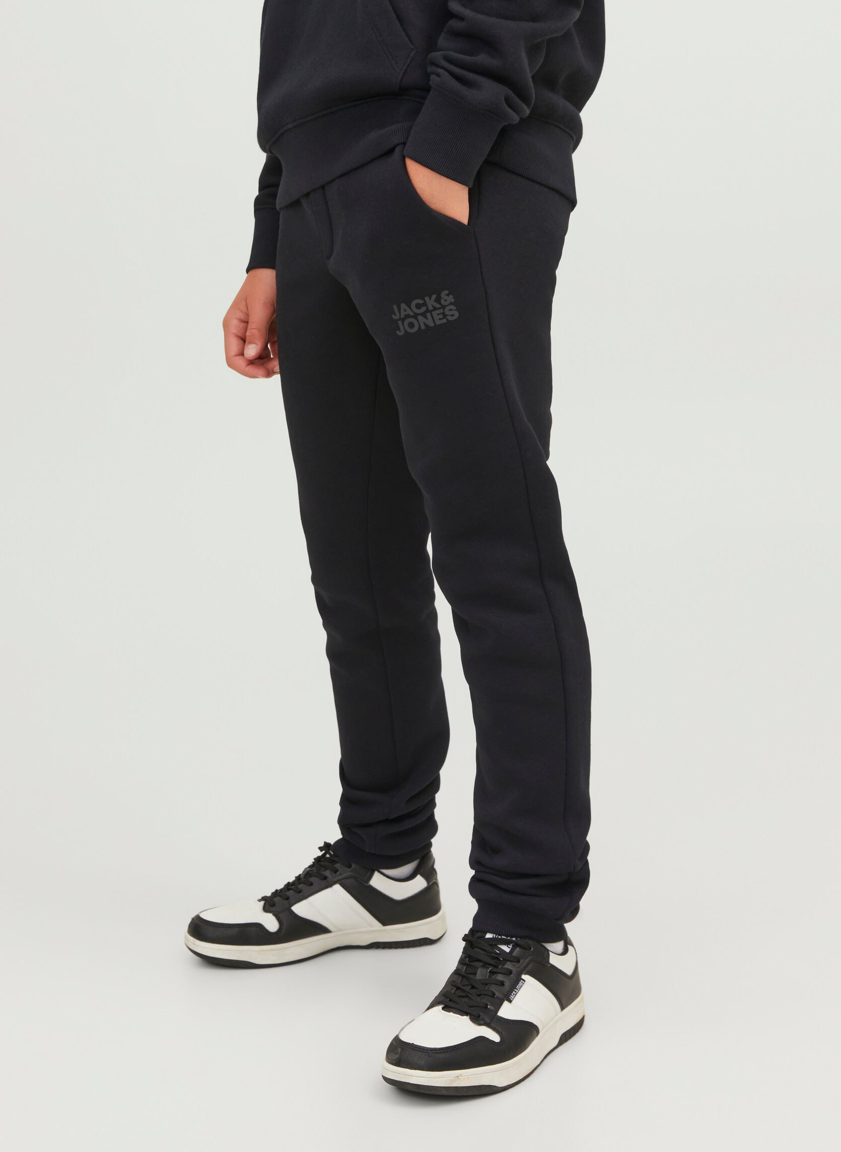 Joggings Jpstgordon Jjnewsoft Sweat Pant Noos Jnr garçon noir Jack & Jones Joggings Jpstgordon Jjnewsoft Sweat Pant Noos Jnr garçon noir BLACK