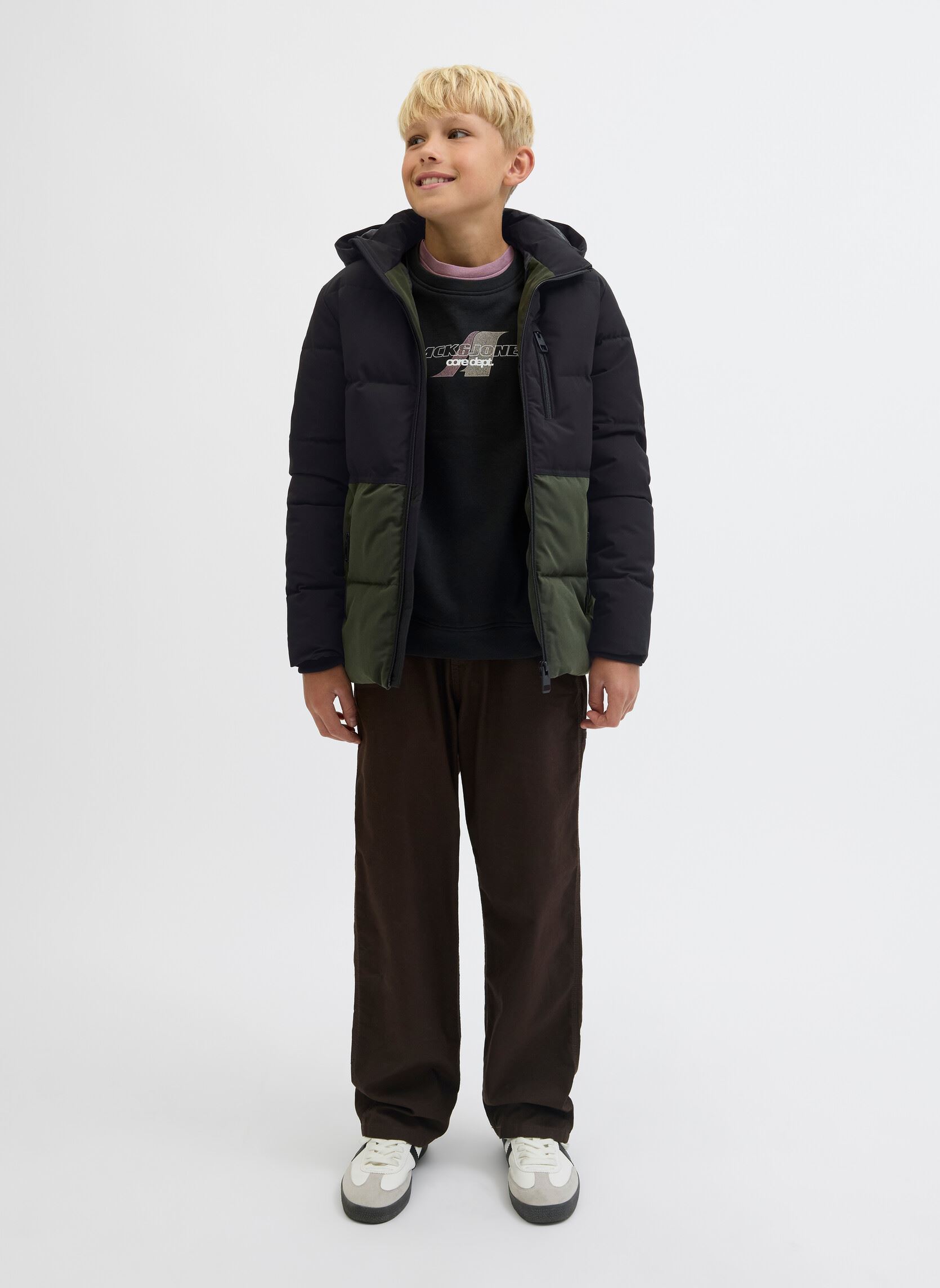 Daunenjacken Jjeowen Puffer Sn Jnr jungen grün Jack & Jones Daunenjacken Jjeowen Puffer Sn Jnr jungen grün ROSIN