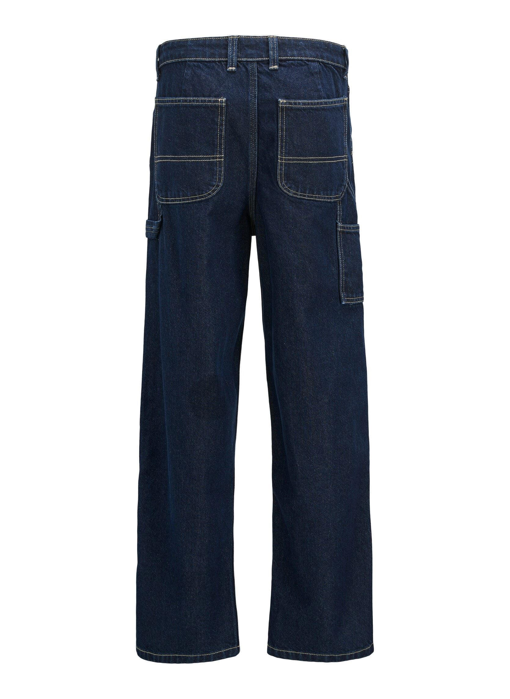 Rechte jeans Jjialex Jjcarpenter Sq 202 Sn Jnr jongens blauw Jack & Jones Rechte jeans Jjialex Jjcarpenter Sq 202 Sn Jnr jongens blauw BLUE DENIM
