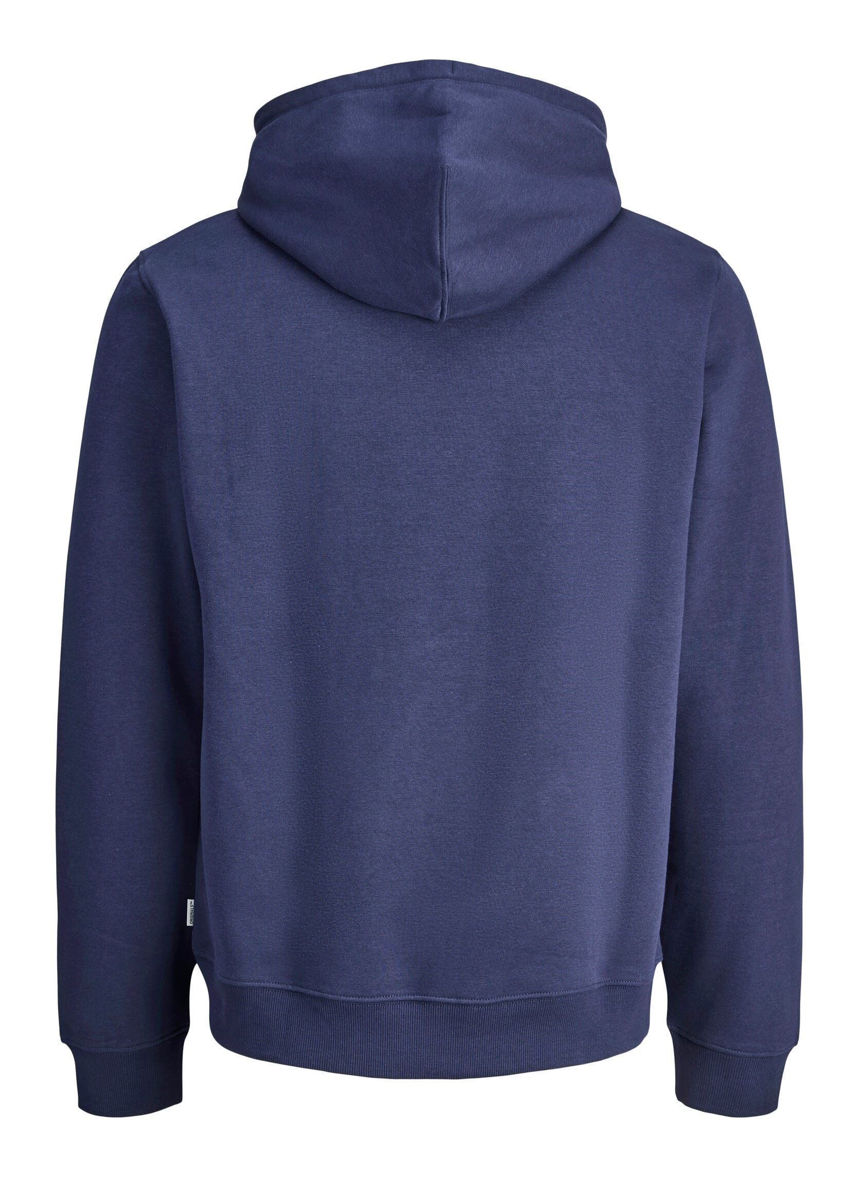 Kapuzenpullover Jorinwood Block Branding Sweat Noos Jnr jungen blau Jack & Jones Kapuzenpullover Jorinwood Block Branding Sweat Noos Jnr jungen blau OCEAN CAVERN
