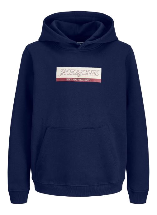 Jack & Jones Sweats à capuche Jorinwood Block Branding Sweat Noos Jnr garçon bleu