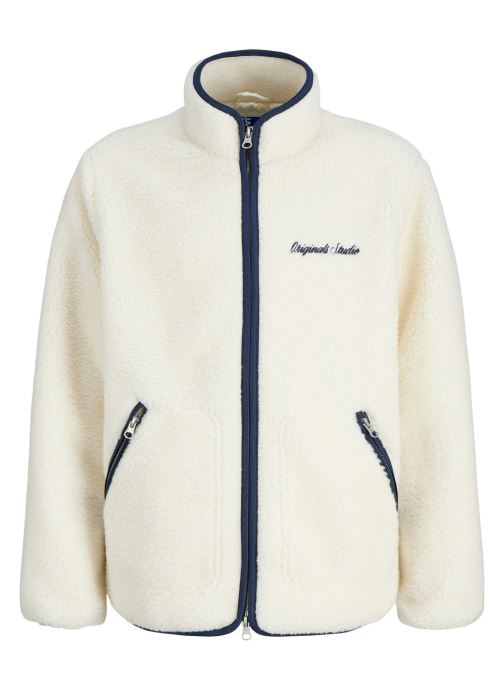 Jack & Jones Fleece-Jacken Jornorrebro Teddy Jacket Jnr jungen weiß