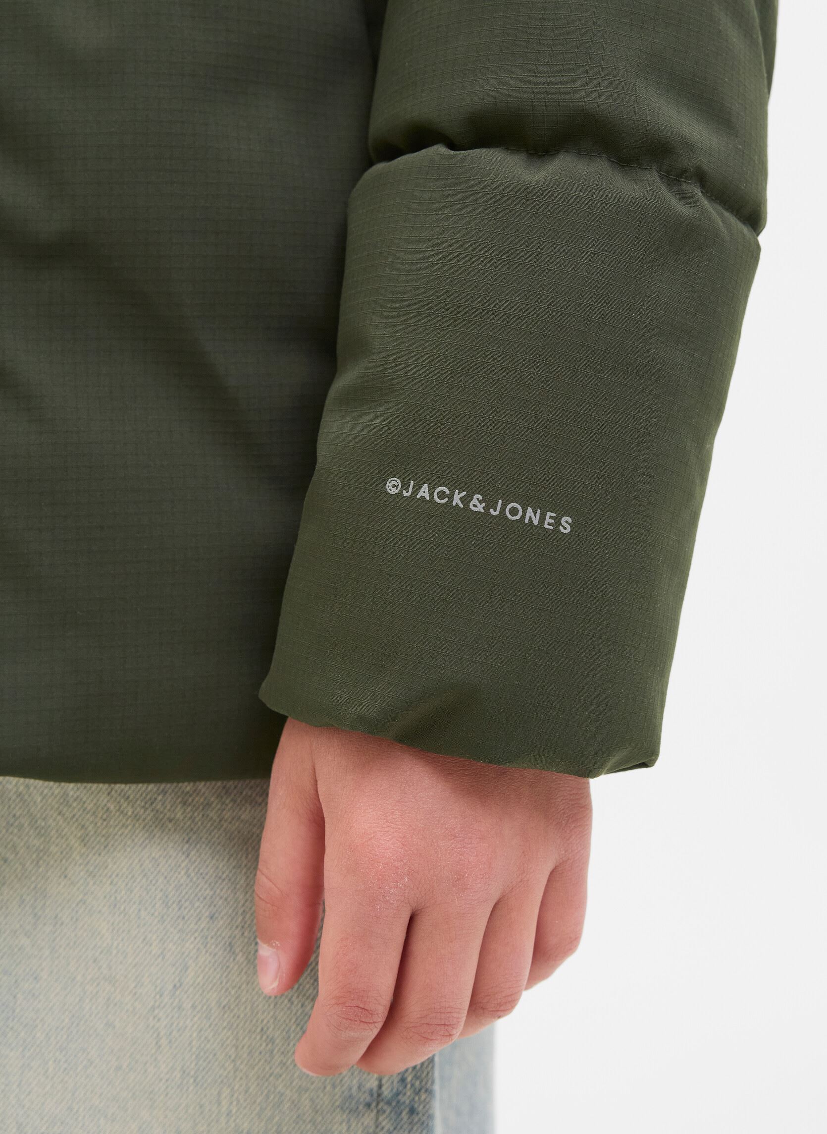 Doudounes Jjglobal Puffer Jacket Jnr garçon vert Jack & Jones Doudounes Jjglobal Puffer Jacket Jnr garçon vert ROSIN