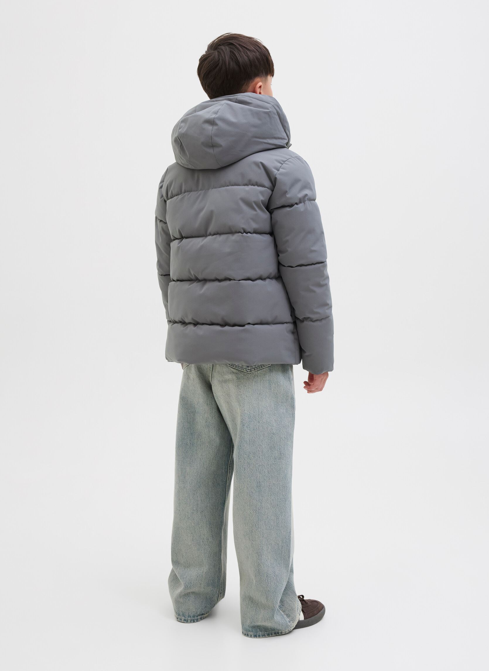 Doudounes Jjglobal Puffer Jacket Jnr garçon gris Jack & Jones Doudounes Jjglobal Puffer Jacket Jnr garçon gris CASTLEROCK