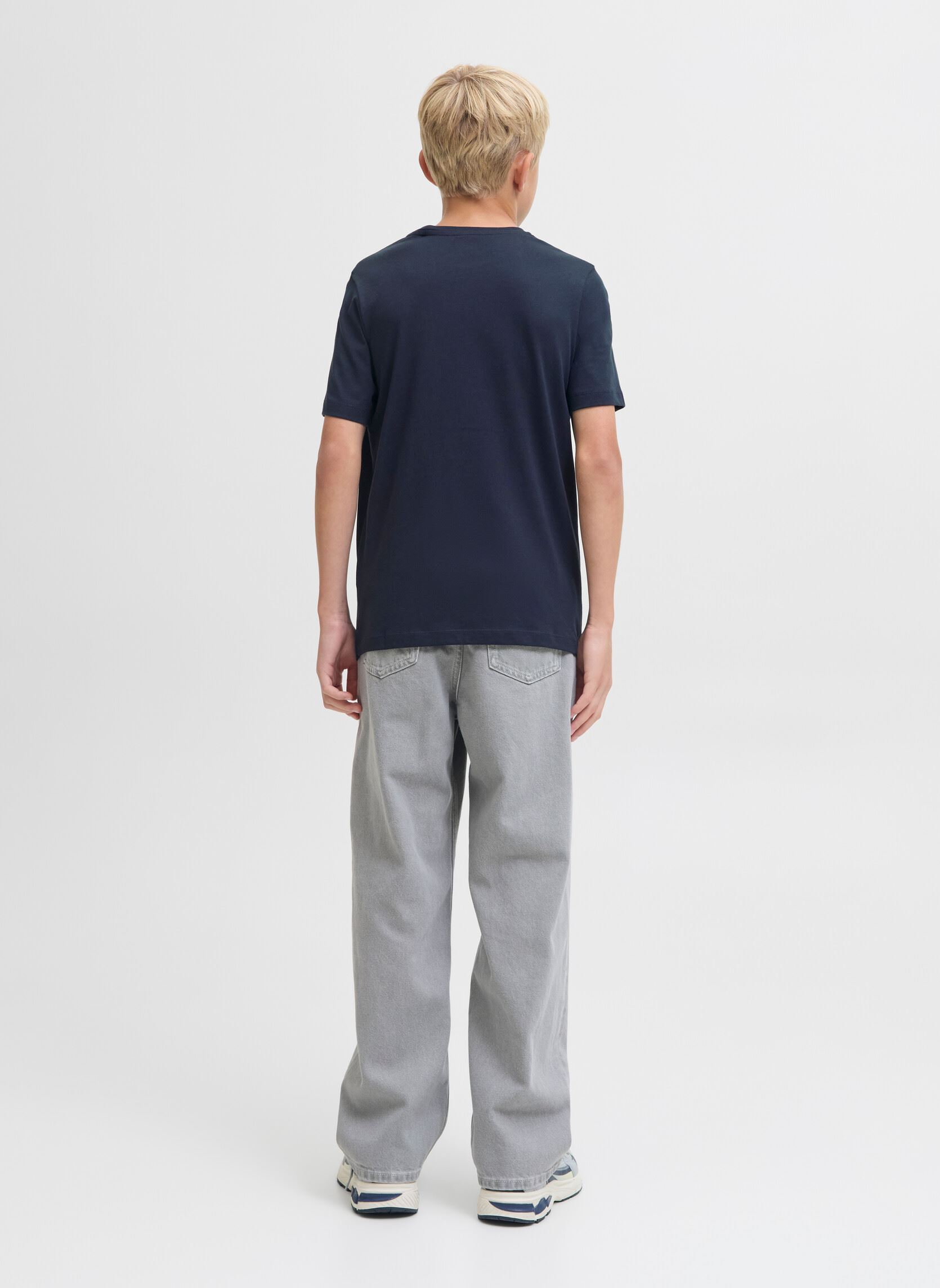 Tee-shirts manches courtes Jjurban Tee Ss Crew Neck Jnr garçon bleu Jack & Jones Tee-shirts manches courtes Jjurban Tee Ss Crew Neck Jnr garçon bleu SKY CAPTAIN