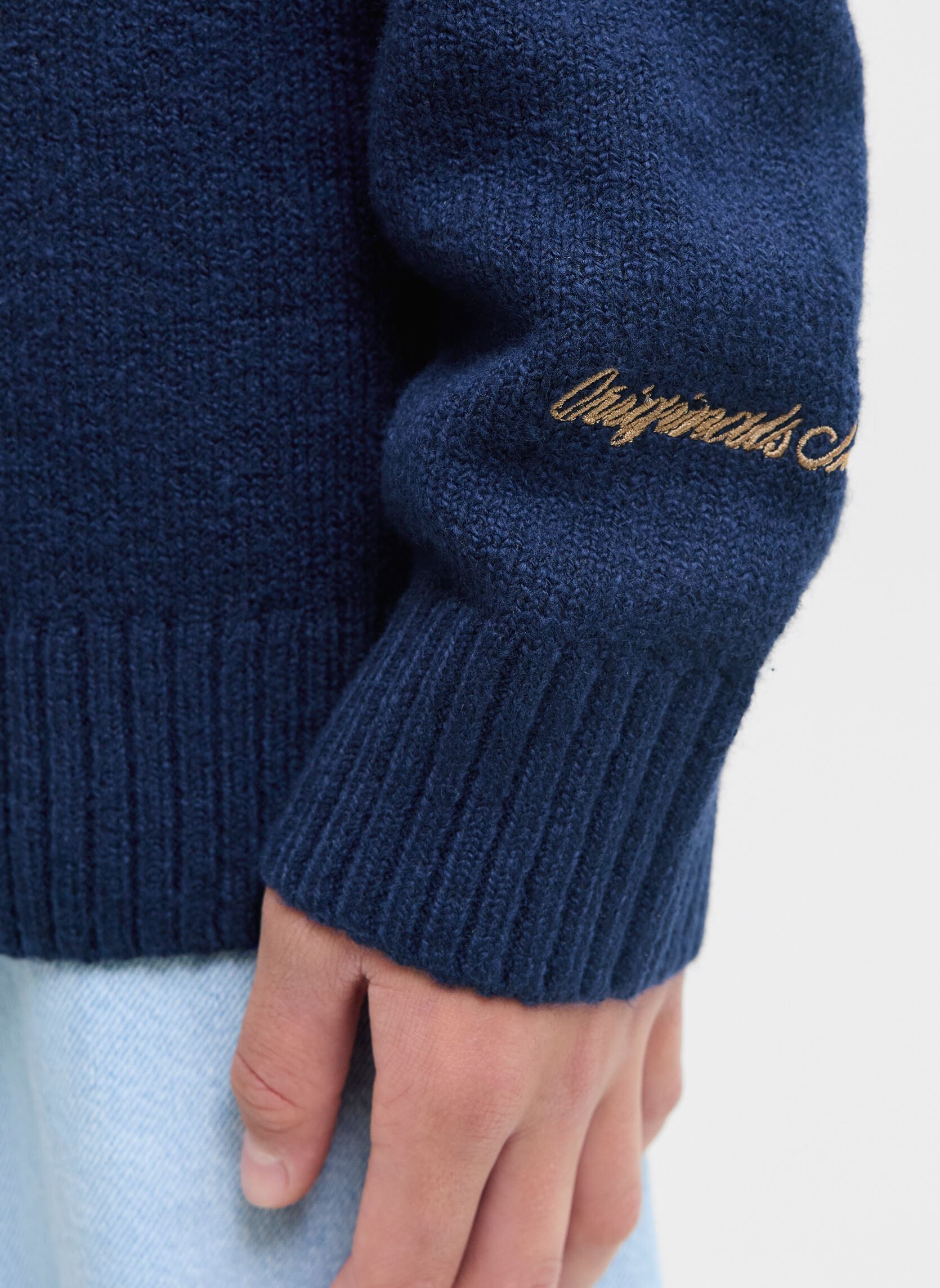 Pulls Jornorrebro Knit Crew Neck Ln Jnr garçon bleu Jack & Jones Pulls Jornorrebro Knit Crew Neck Ln Jnr garçon bleu OCEAN CAVERN