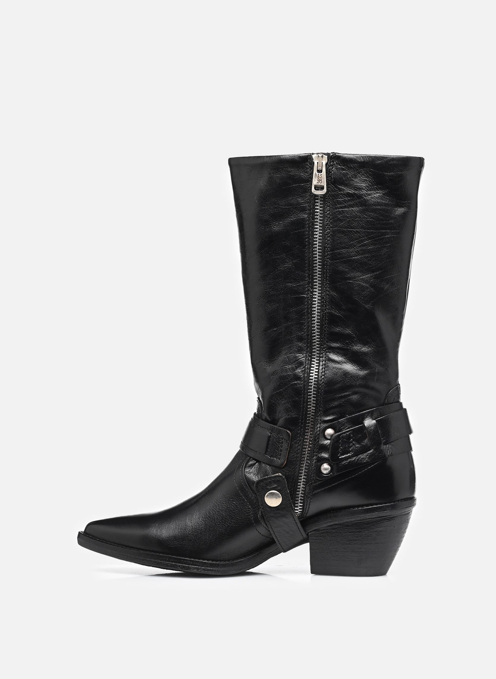 Bottes B84215 femme noir AS98 Bottes B84215 femme noir NERO+ARGENTO