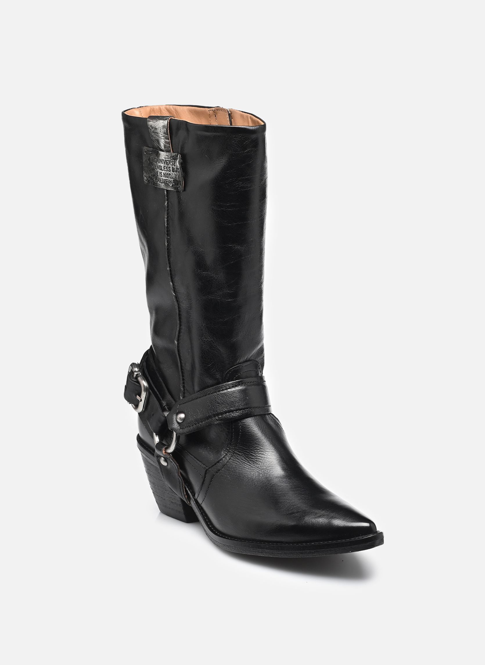 Bottes B84215 femme noir AS98 Bottes B84215 femme noir NERO+ARGENTO