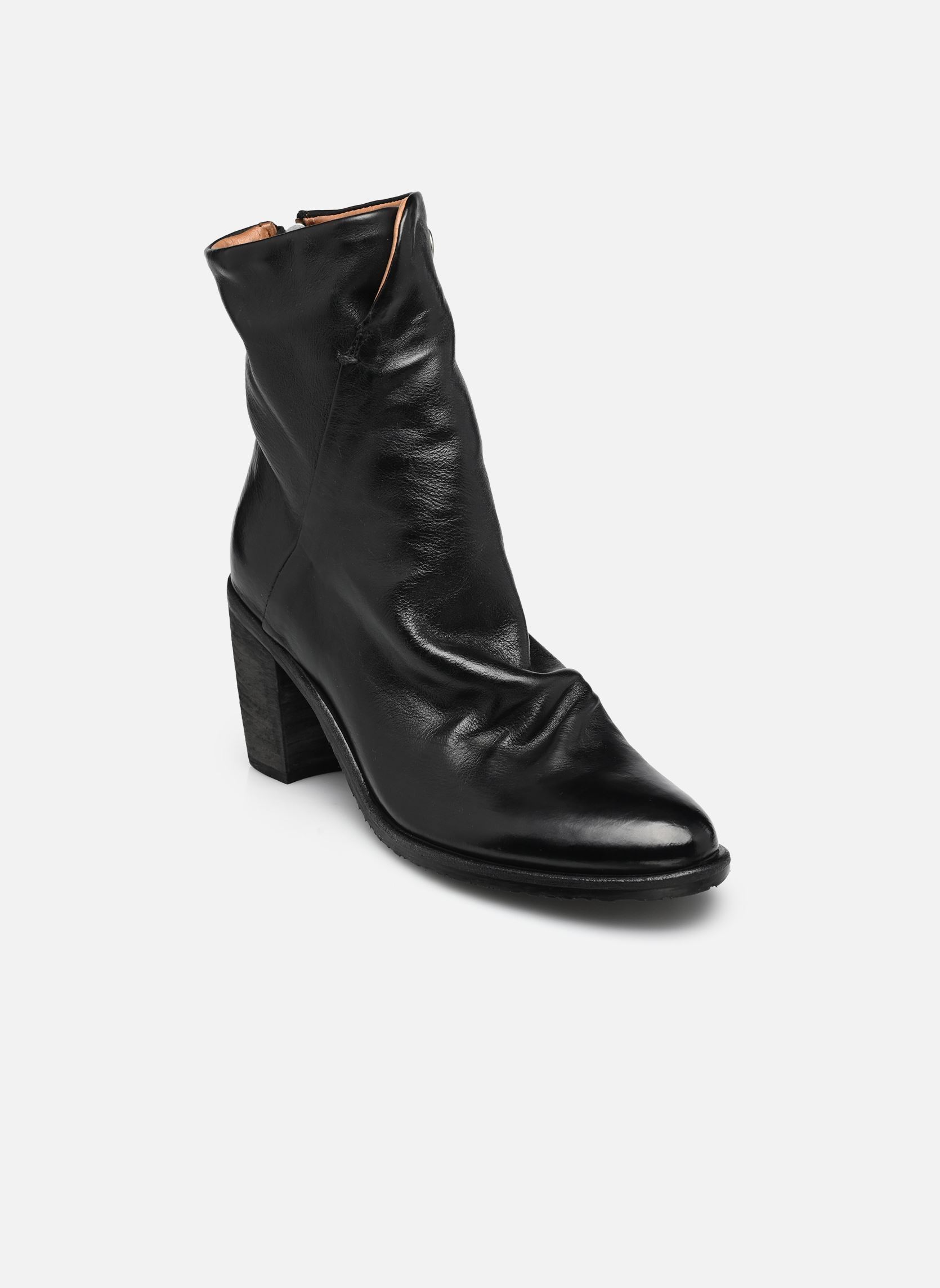 Niedrige Ankle Boots B82209 damen schwarz AS98 Niedrige Ankle Boots B82209 damen schwarz NERO LISSE