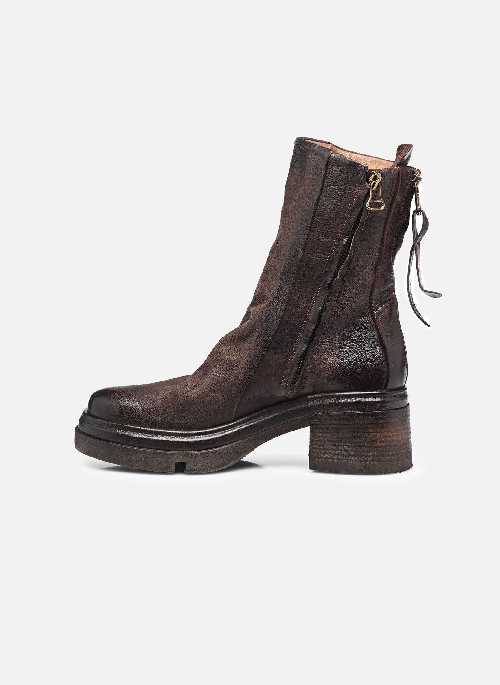 Enkellaarzen en boots A89227 dames bruin AS98 Enkellaarzen en boots A89227 dames bruin EBANO