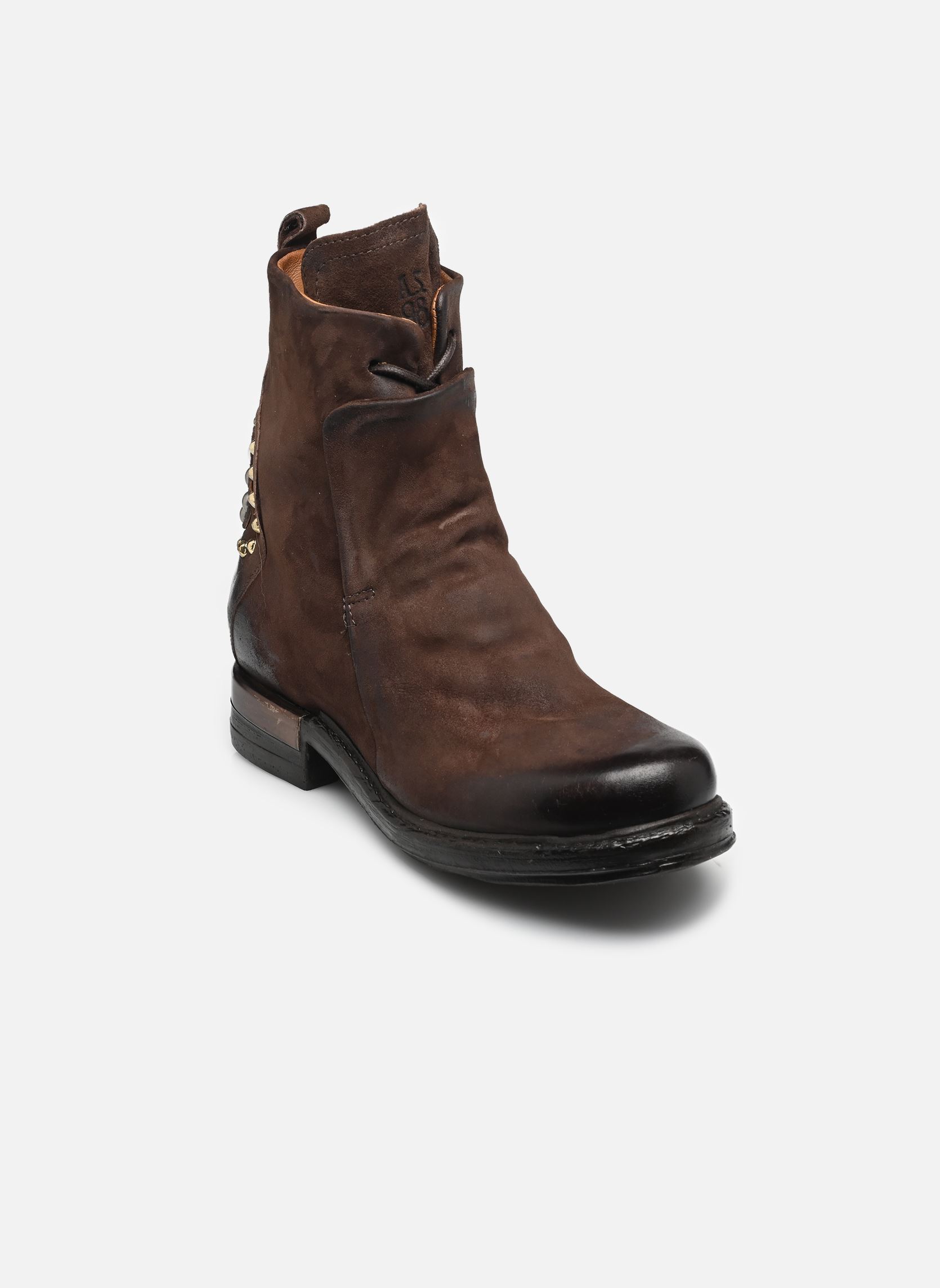 Bottines à lacets B80231 femme marron AS98 Bottines à lacets B80231 femme marron EBANO