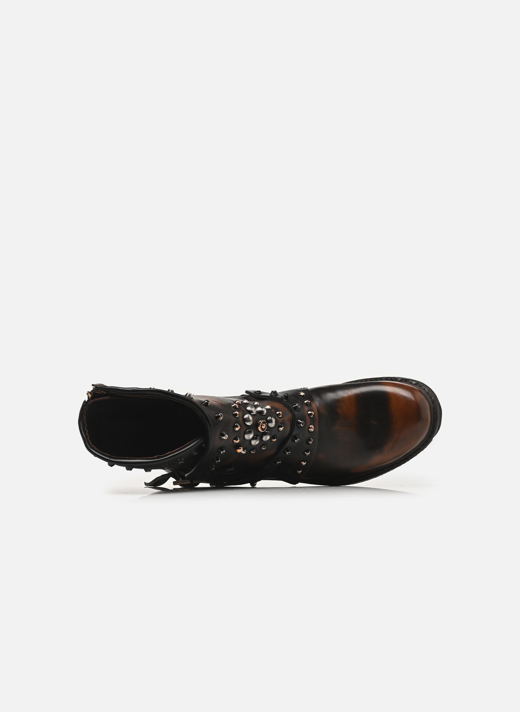 Bottines et boots B80203 femme noir AS98 Bottines et boots B80203 femme noir CALVADOS+NERO