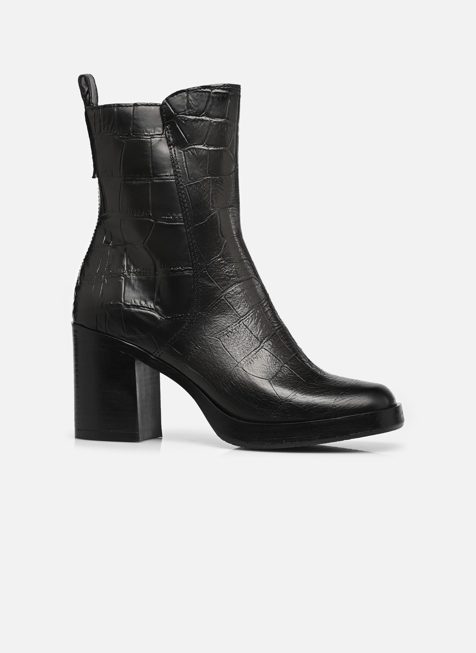 Niedrige Ankle Boots P96212 damen schwarz Mjus Niedrige Ankle Boots P96212 damen schwarz FUMO
