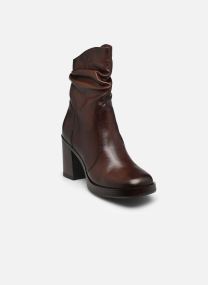 Bottines basses P96227 femme marron