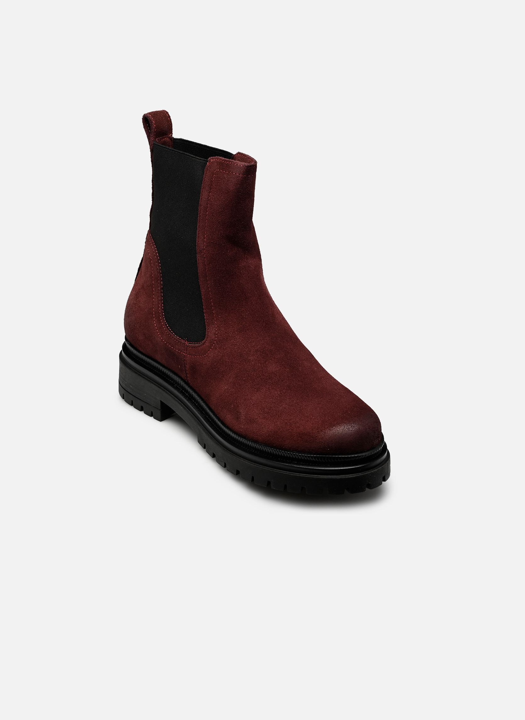 Lage enkellaarsjes T60204 dames bruin Mjus Lage enkellaarsjes T60204 dames bruin BURGUNDY