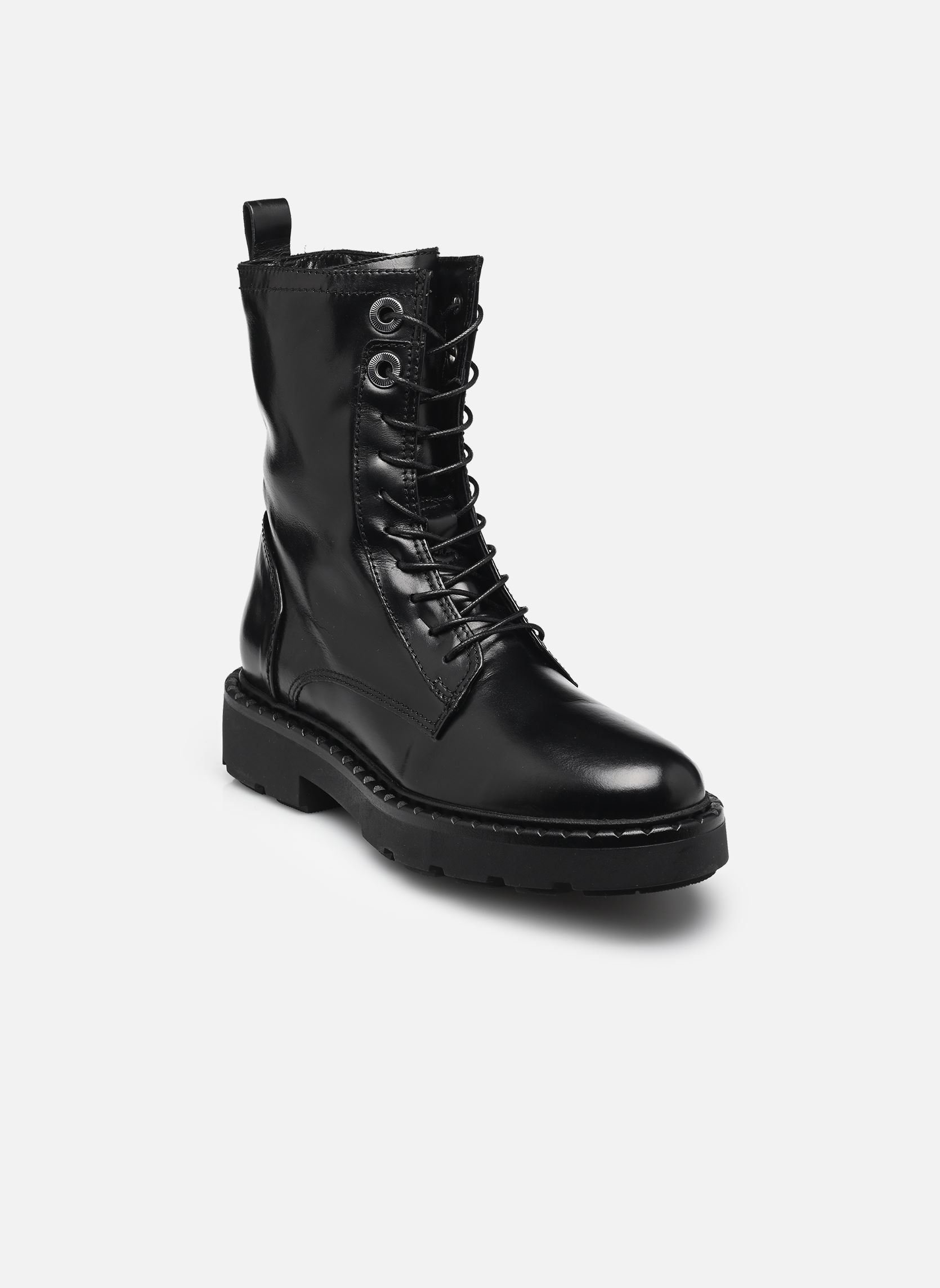 Geschnürte Stiefeletten L88213 damen schwarz Mjus Geschnürte Stiefeletten L88213 damen schwarz Nero