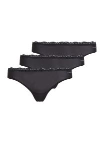 Boyshorts Thong 3Pk LV00QD5300 dames zwart Calvin Klein Boyshorts Thong 3Pk LV00QD5300 dames zwart BLACK