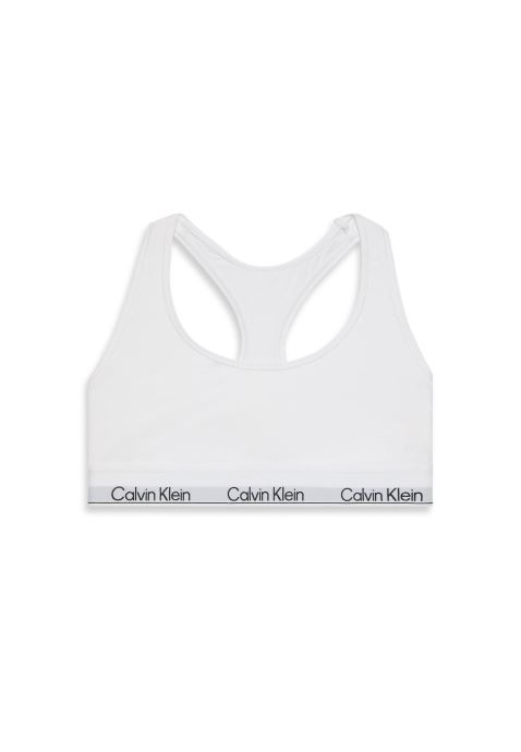 Calvin Klein Sport-BHs Unlined Bralette LV00QF8493 damen weiß