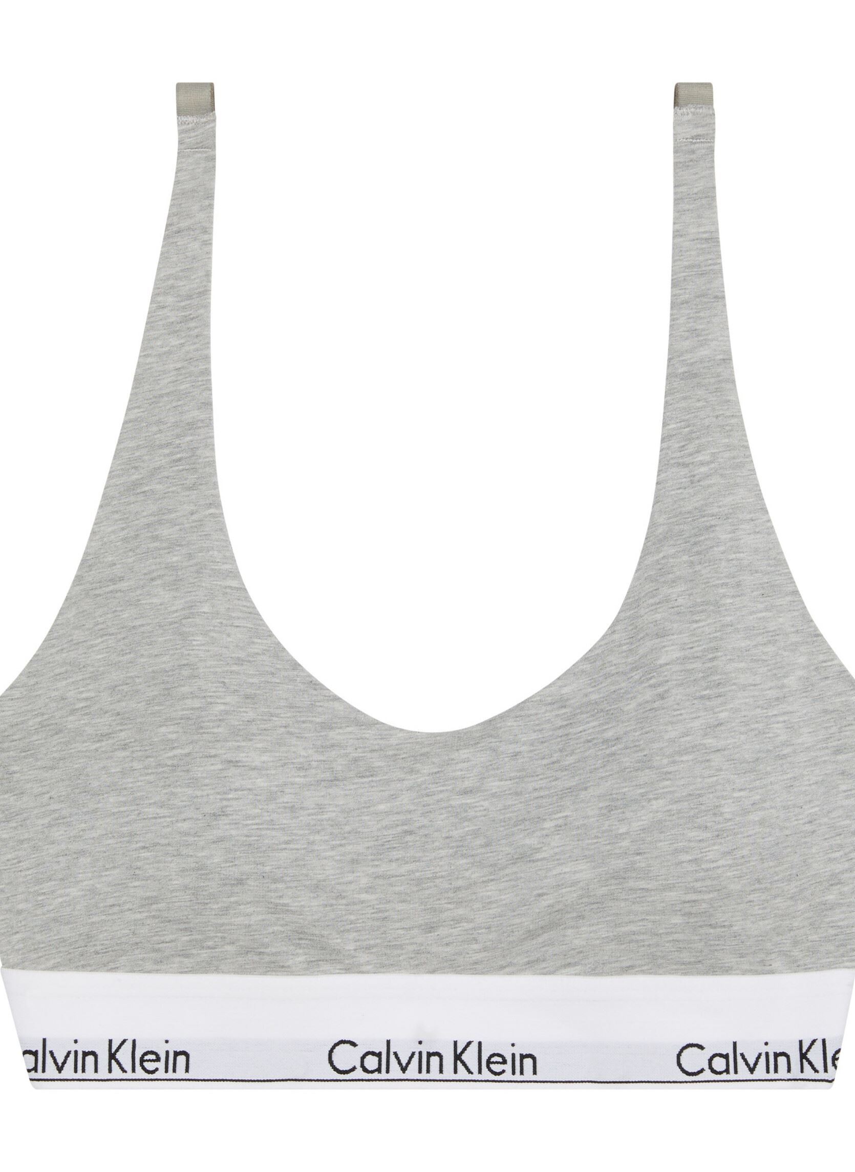 Sportbeha's Lightly Lined Bralette LV00QF8503 dames grijs Calvin Klein Sportbeha's Lightly Lined Bralette LV00QF8503 dames grijs GREY