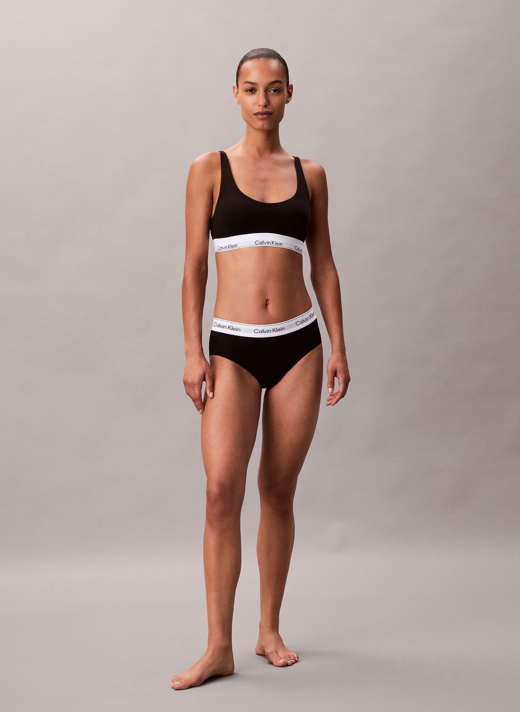 Sport-BHs Lightly Lined Bralette LV00QF8503 damen schwarz Calvin Klein Sport-BHs Lightly Lined Bralette LV00QF8503 damen schwarz BLACK
