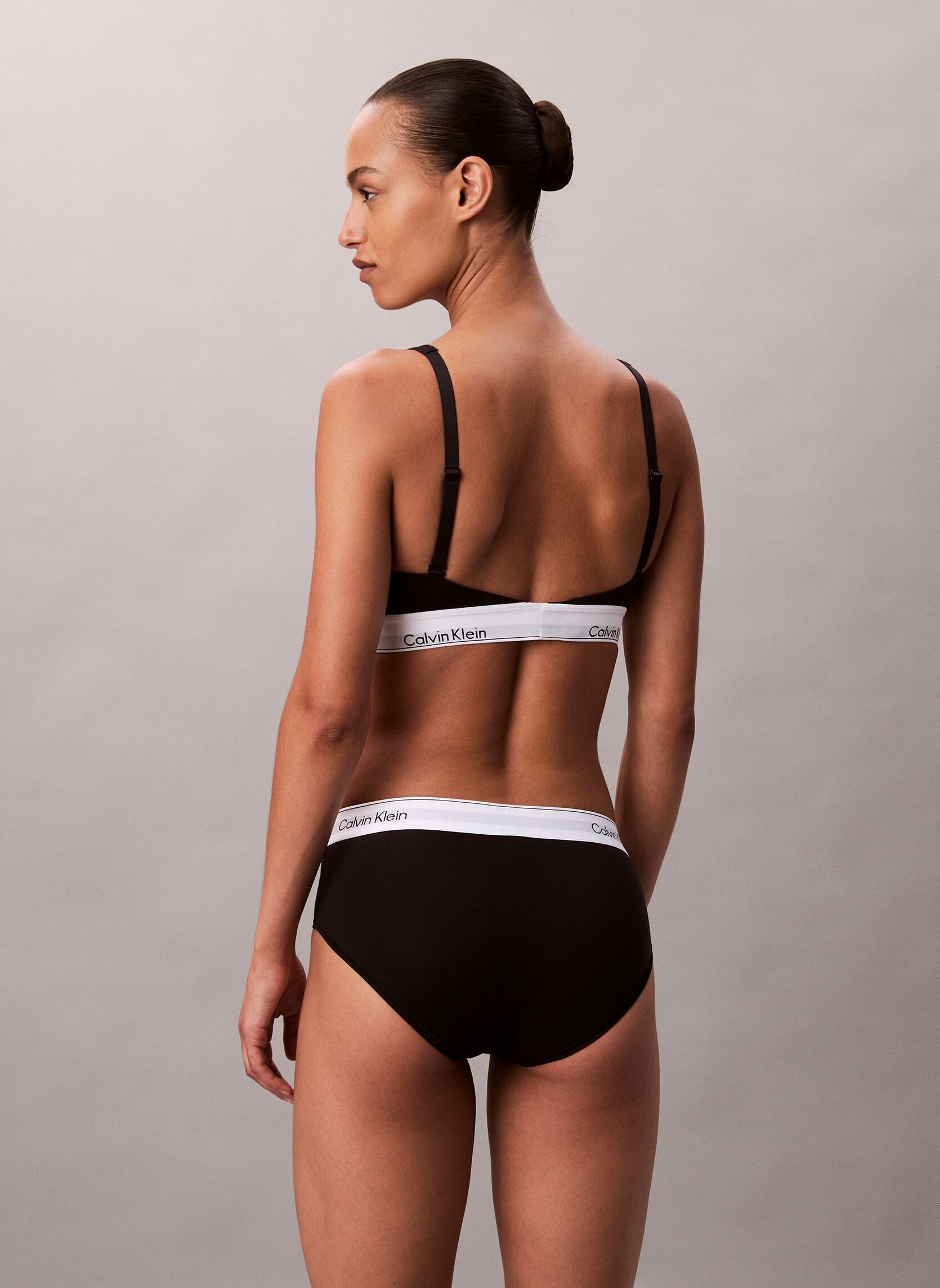 Sport-BHs Lightly Lined Bralette LV00QF8503 damen schwarz Calvin Klein Sport-BHs Lightly Lined Bralette LV00QF8503 damen schwarz BLACK