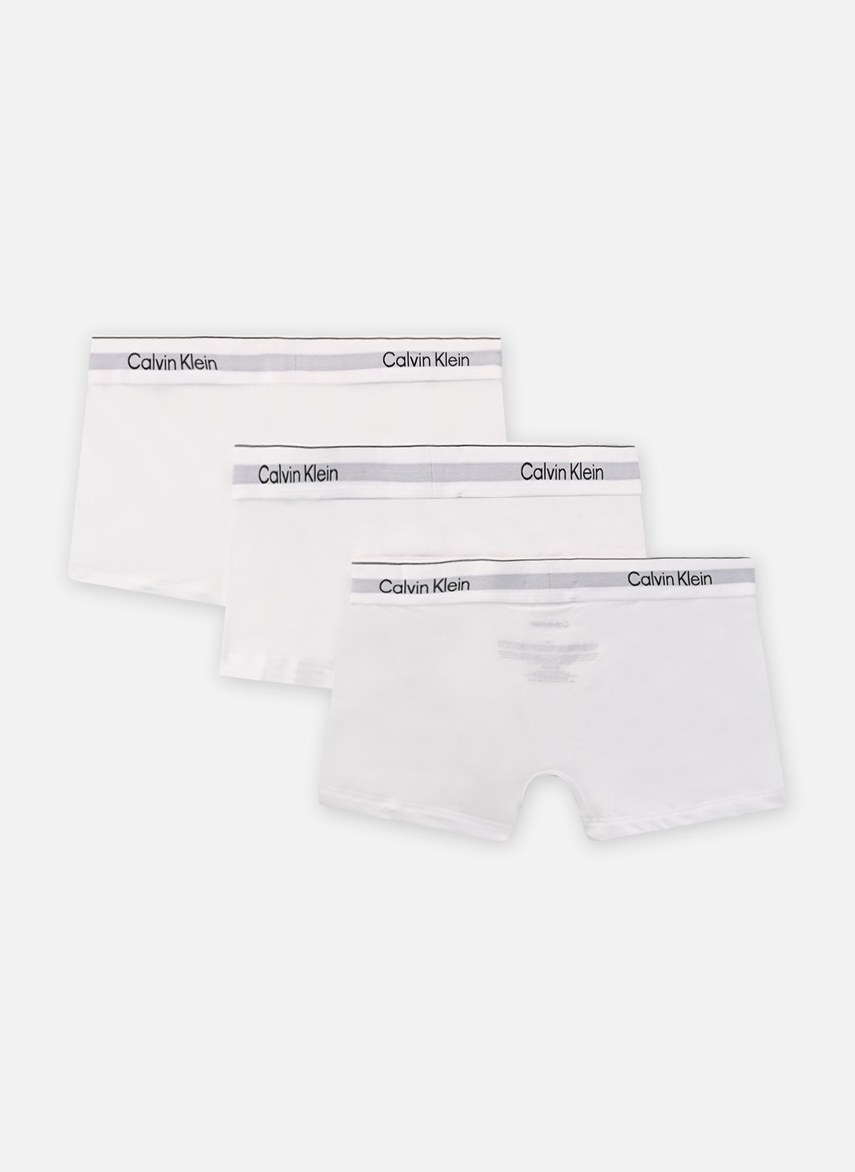 Sous-vêtements de sport Low Rise Trunk 3Pk LV00NB4389 homme blanc Calvin Klein Sous-vêtements de sport Low Rise Trunk 3Pk LV00NB4389 homme blanc WHITE