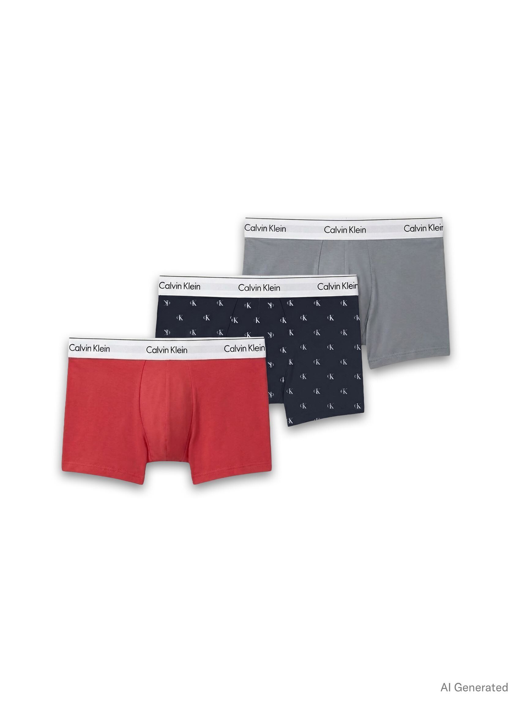 Vêtements Calvin Klein Low Rise Trunk 3Pk LV00NB4389 pour Homme