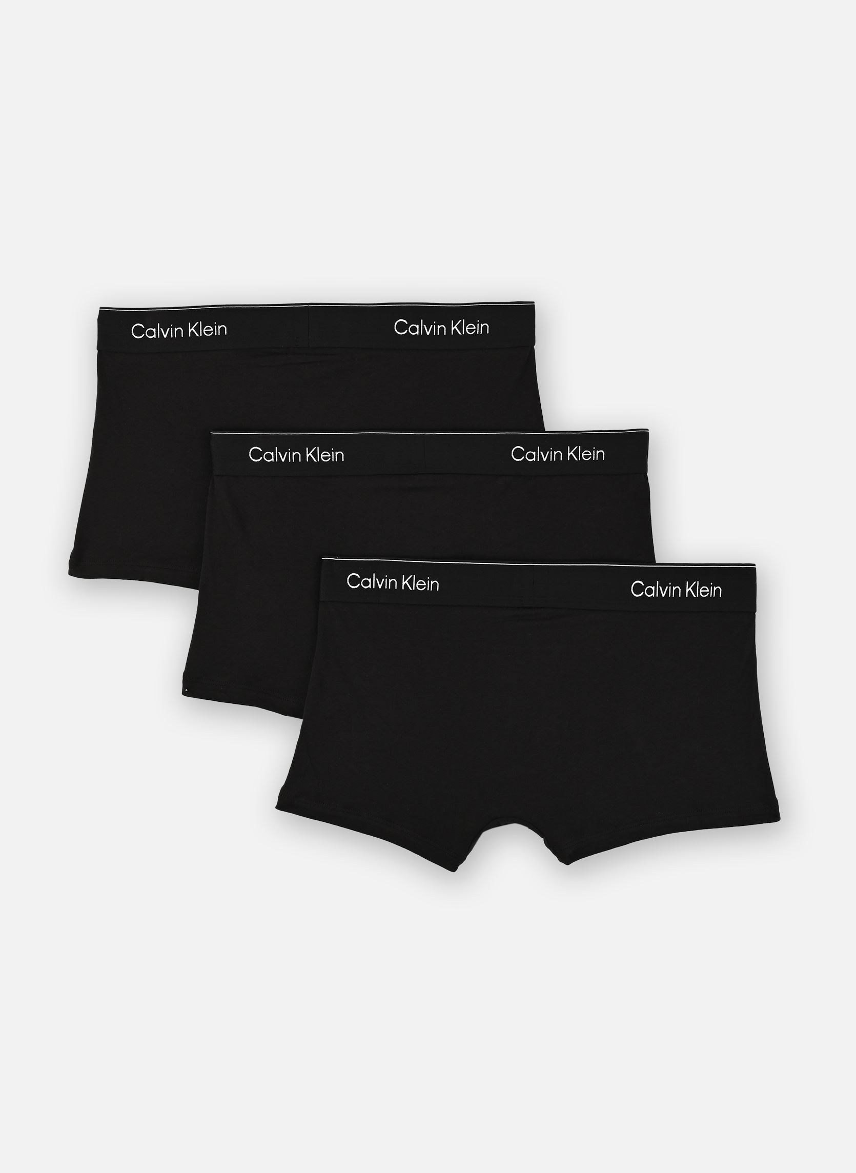Sous-vêtements de sport Low Rise Trunk 3Pk LV00NB4389 homme noir Calvin Klein Sous-vêtements de sport Low Rise Trunk 3Pk LV00NB4389 homme noir BLACK W/DTM WB