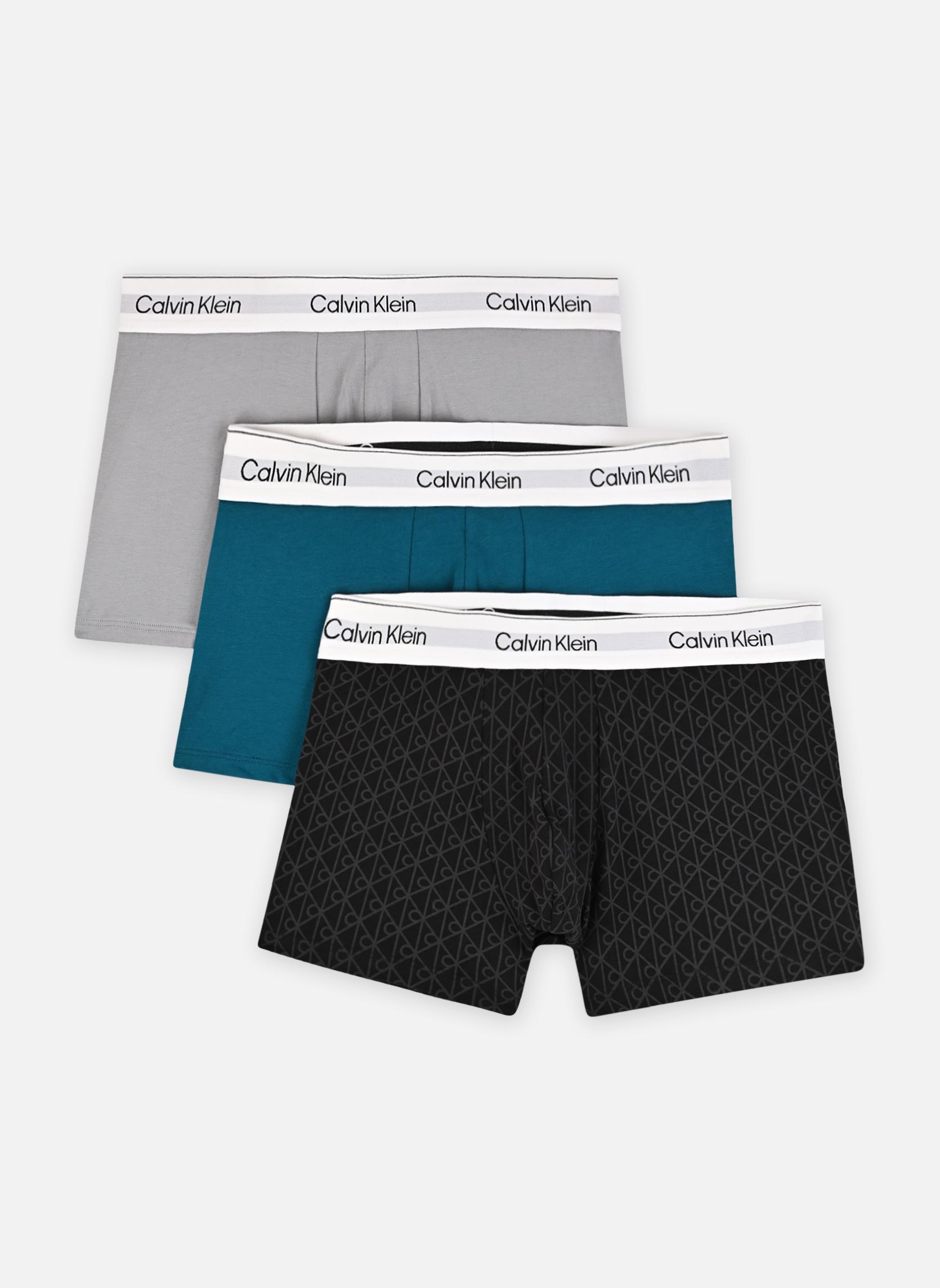 Lot de 3 boxers en coton signature - vue 2