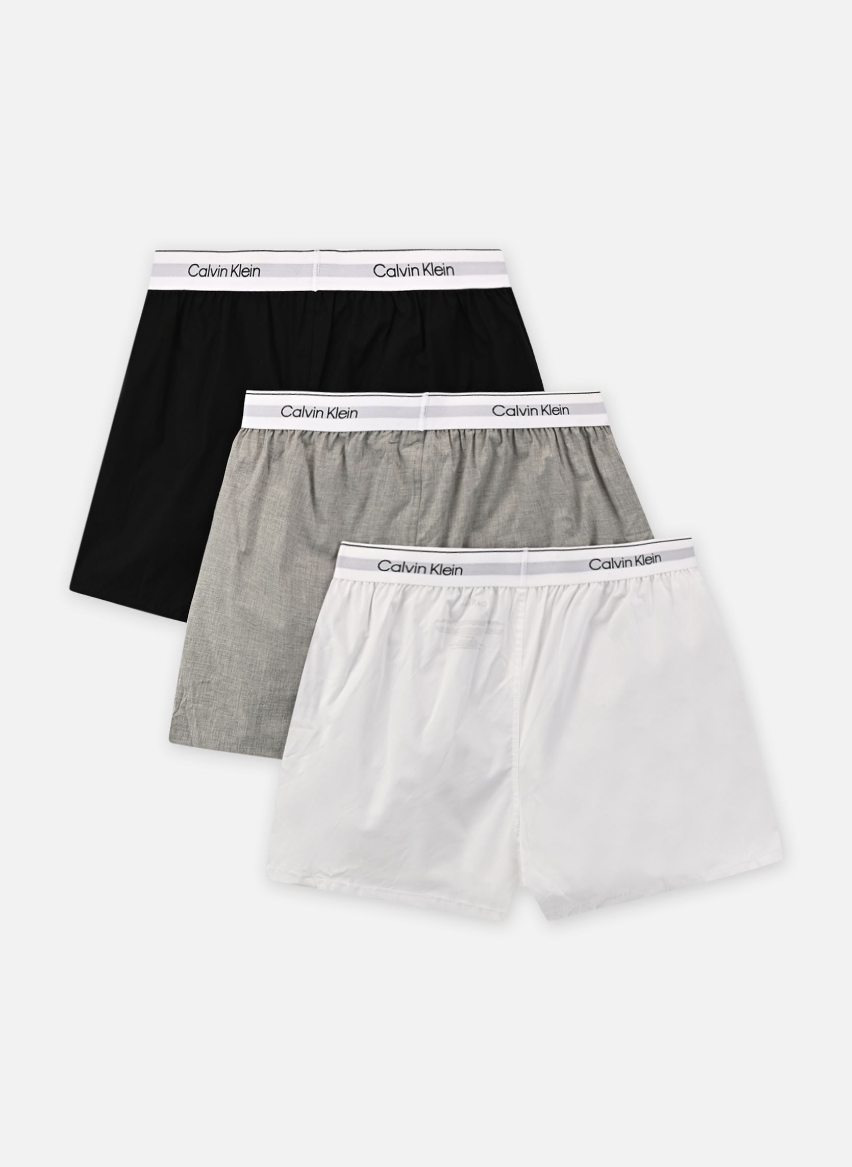Caleçons Boxer Slim 3Pk LV00NB4267 homme noir Calvin Klein Caleçons Boxer Slim 3Pk LV00NB4267 homme noir MULTI