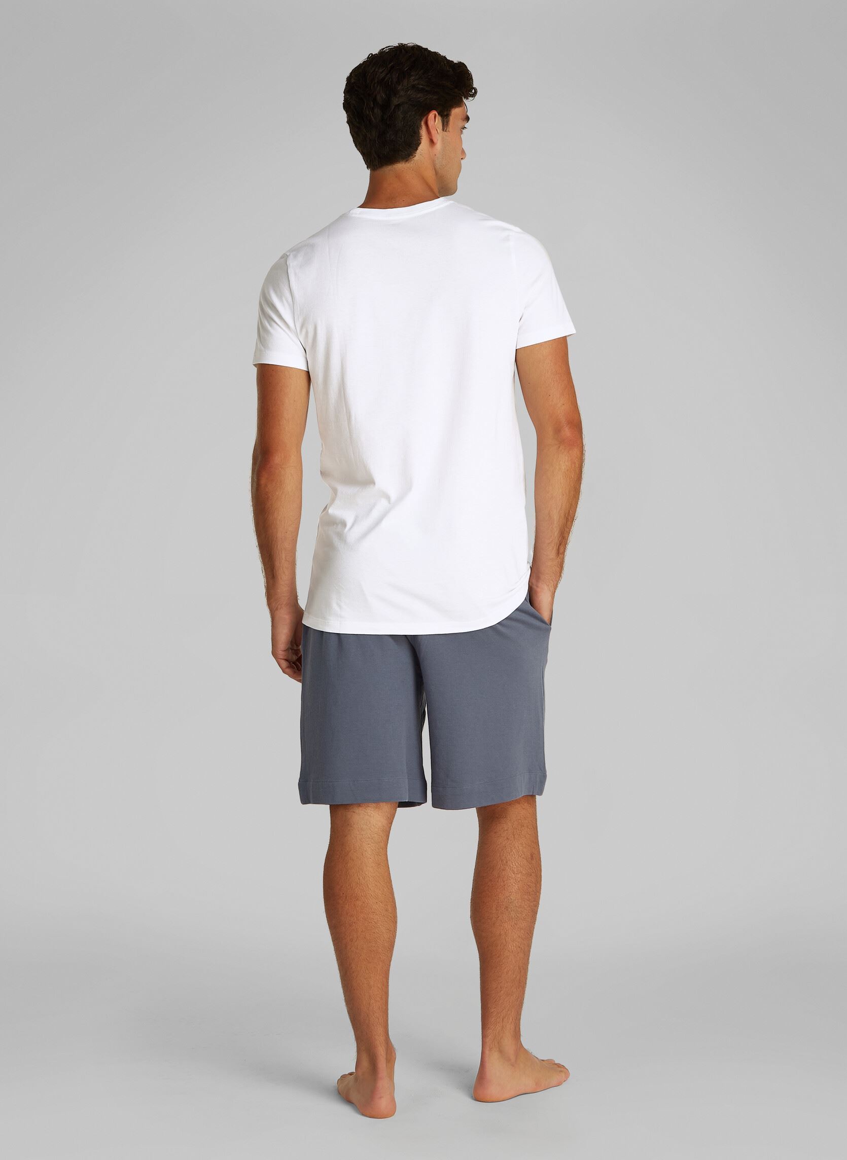 Tee-shirts manches courtes S/S Crew Neck 3Pk LV00NB4051 homme blanc Calvin Klein Tee-shirts manches courtes S/S Crew Neck 3Pk LV00NB4051 homme blanc White