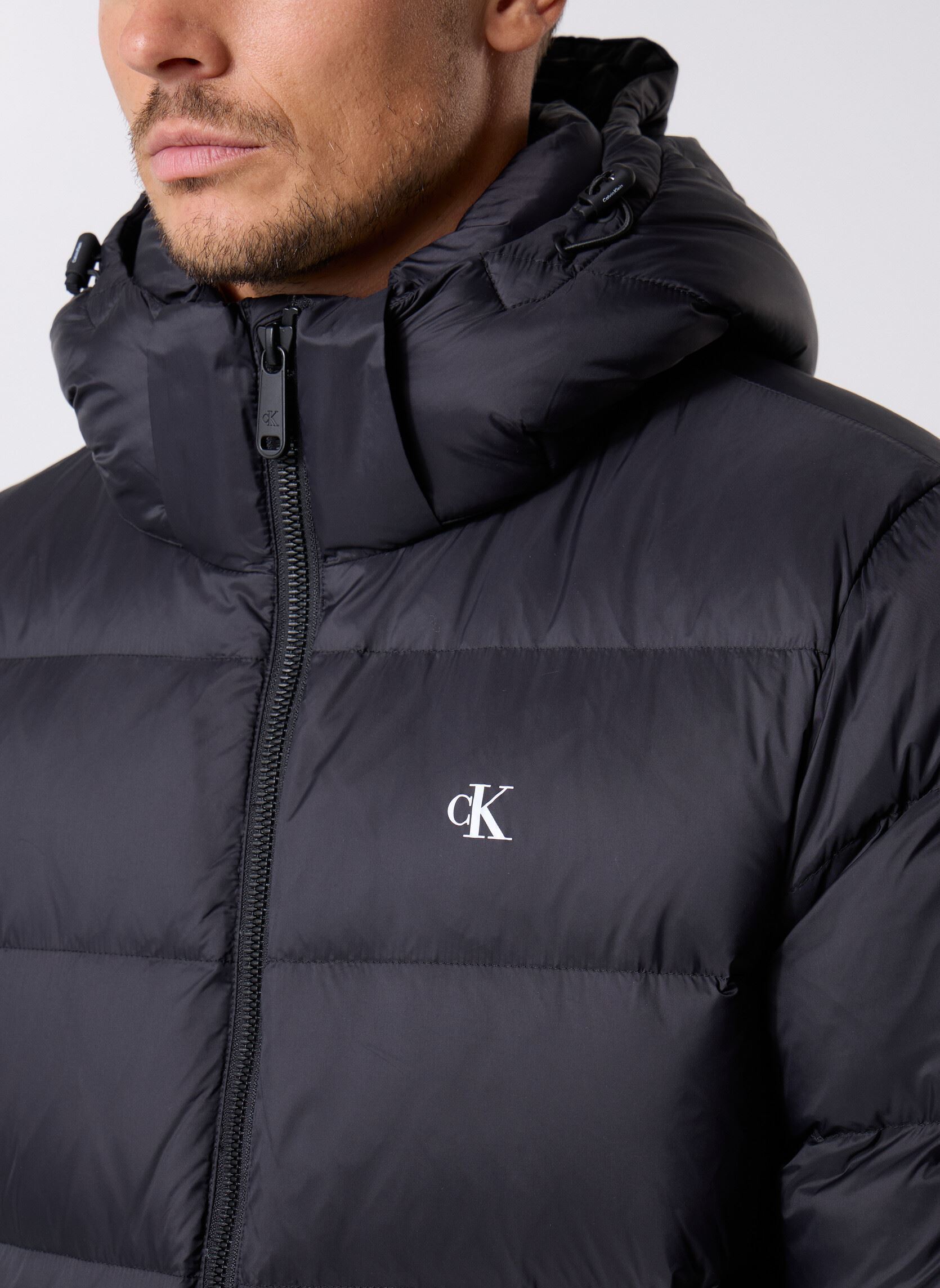 Piumini Ls Nylon Zip Off Hoo LV04RC518G uomo nero Calvin Klein Jeans Piumini Ls Nylon Zip Off Hoo LV04RC518G uomo nero BLACK