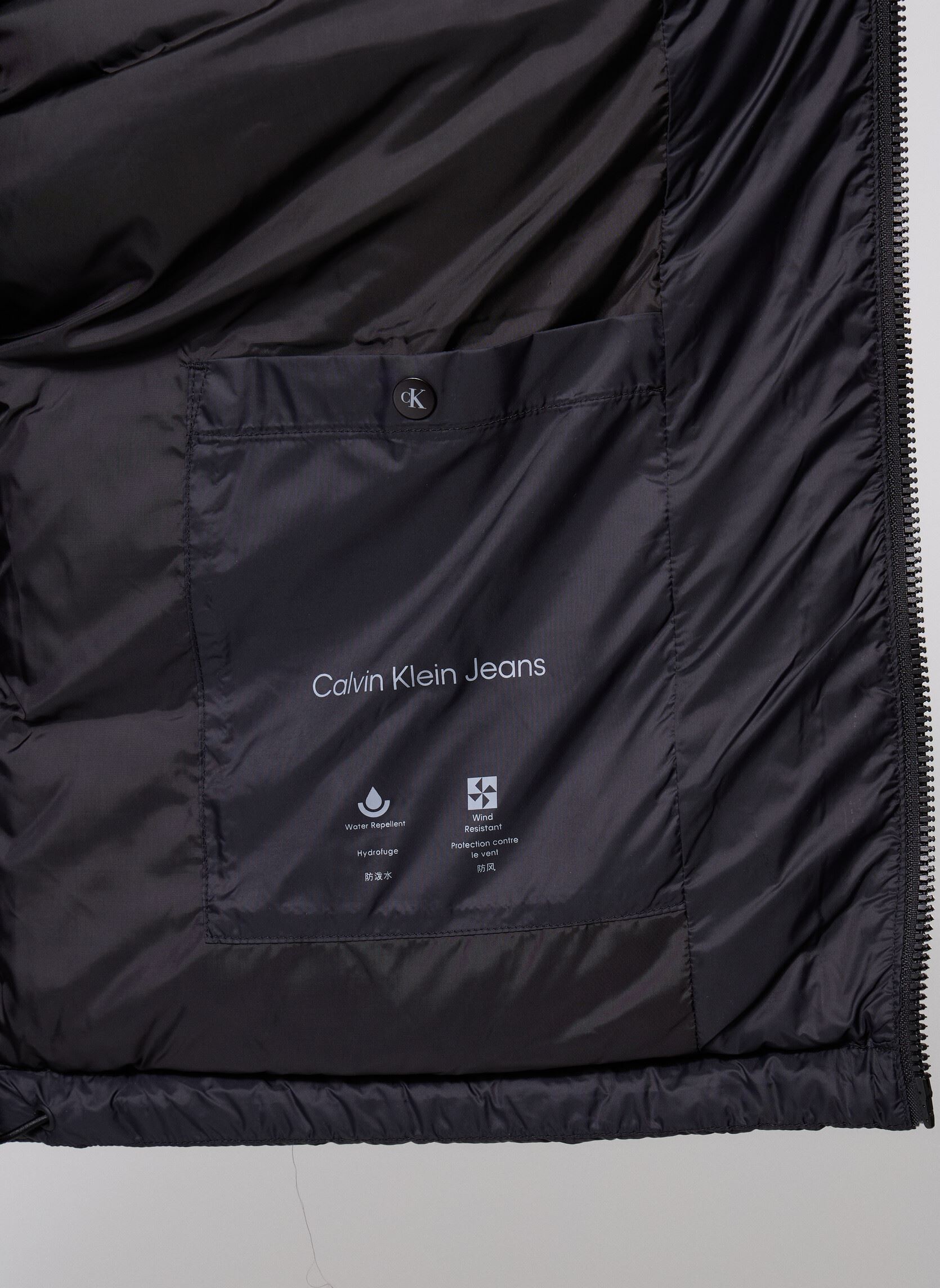 Piumini Ls Nylon Zip Off Hoo LV04RC518G uomo nero Calvin Klein Jeans Piumini Ls Nylon Zip Off Hoo LV04RC518G uomo nero BLACK