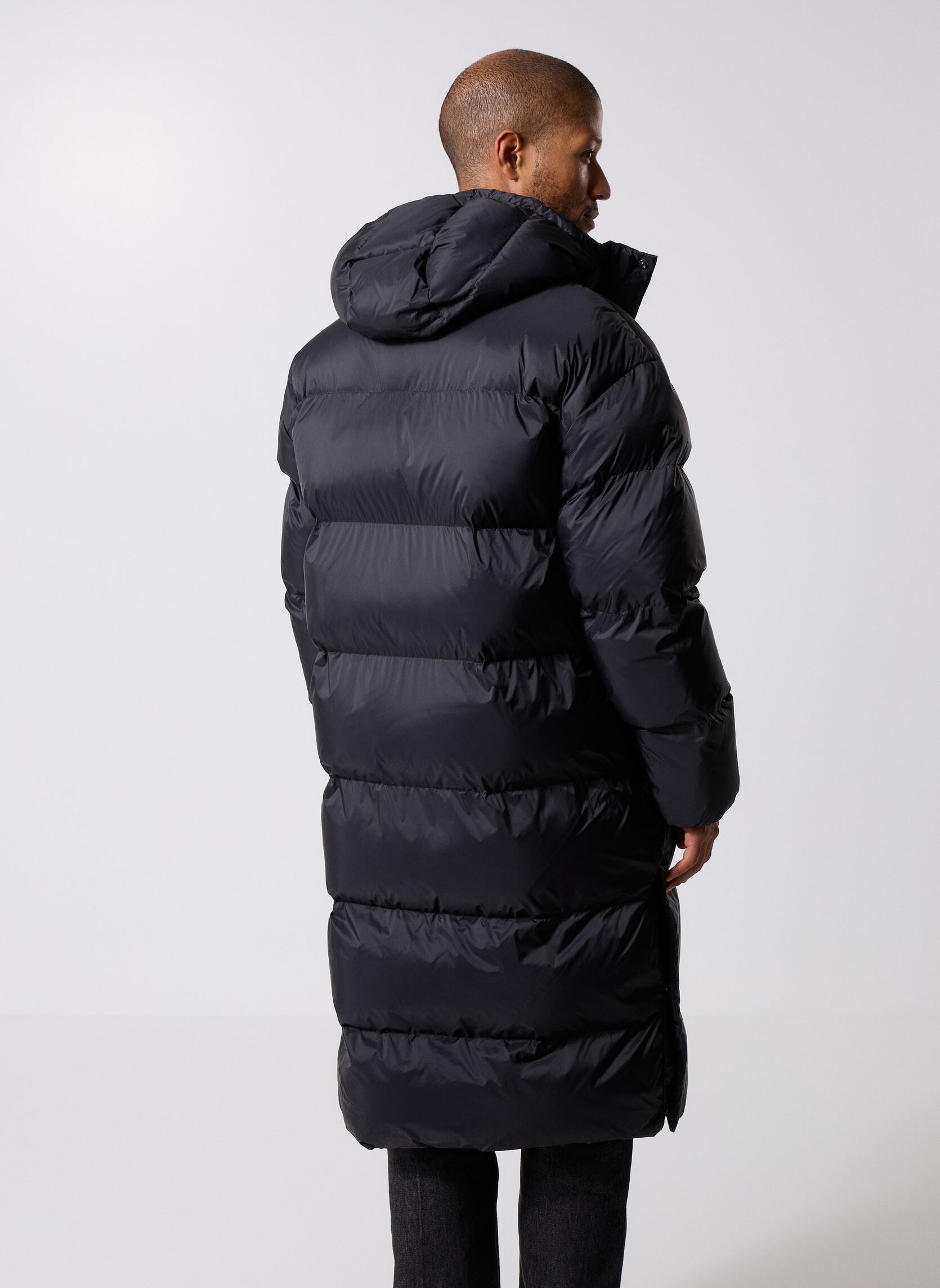 Lange Mäntel Ls Long Length Hoode LV04RD518G herren schwarz Calvin Klein Jeans Lange Mäntel Ls Long Length Hoode LV04RD518G herren schwarz BLACK