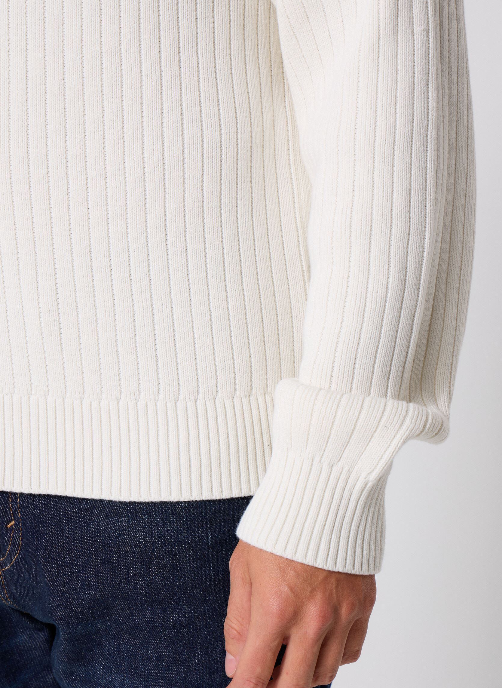 Pullover Ls Vertical Texture LV04RD314G herren weiß Calvin Klein Jeans Pullover Ls Vertical Texture LV04RD314G herren weiß WHITE