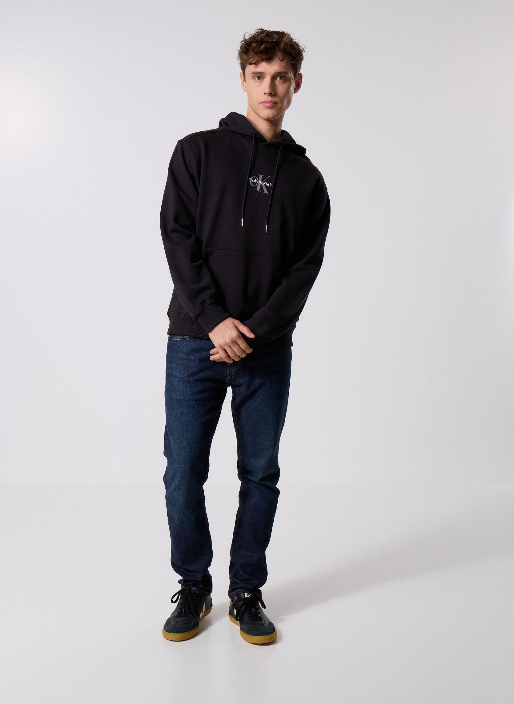 Sweats Ls Eu 350Terry Micro LV04RD243G homme noir Calvin Klein Jeans Sweats Ls Eu 350Terry Micro LV04RD243G homme noir Black