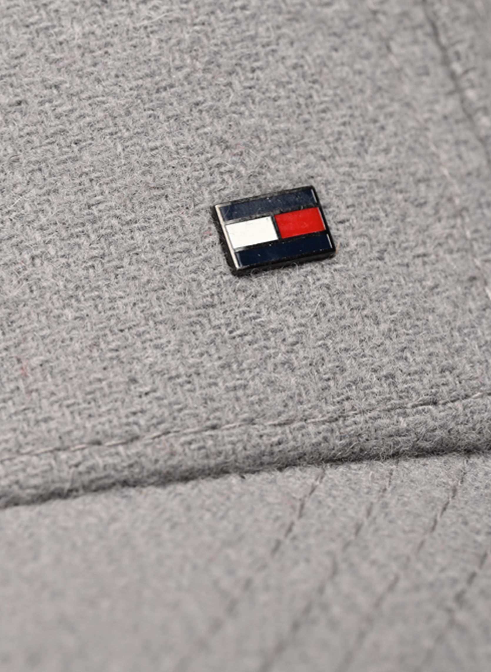 Cappellini Th Rwb 6 Panel Melto AM0AM13584 uomo grigio Tommy Hilfiger Cappellini Th Rwb 6 Panel Melto AM0AM13584 uomo grigio GREY