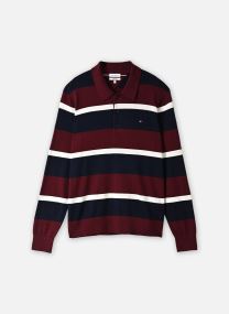 Pulls Pima Org Ctn Cashmer MW0MW36519 homme bordeaux Tommy Hilfiger Pulls Pima Org Ctn Cashmer MW0MW36519 homme bordeaux BURGUNDY/ NAVY BLUE/ IVORY PET
